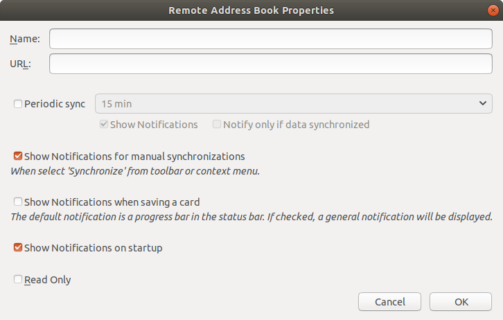 Add remote address book